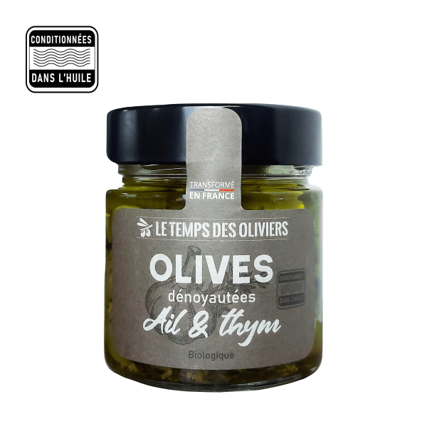 Cocktail olives ail & thym bio - 1