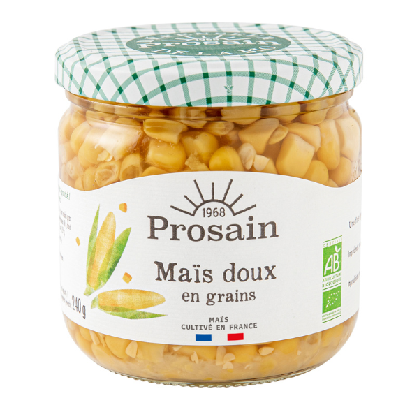 Prosain -- Maïs doux bio en grains - 345 g