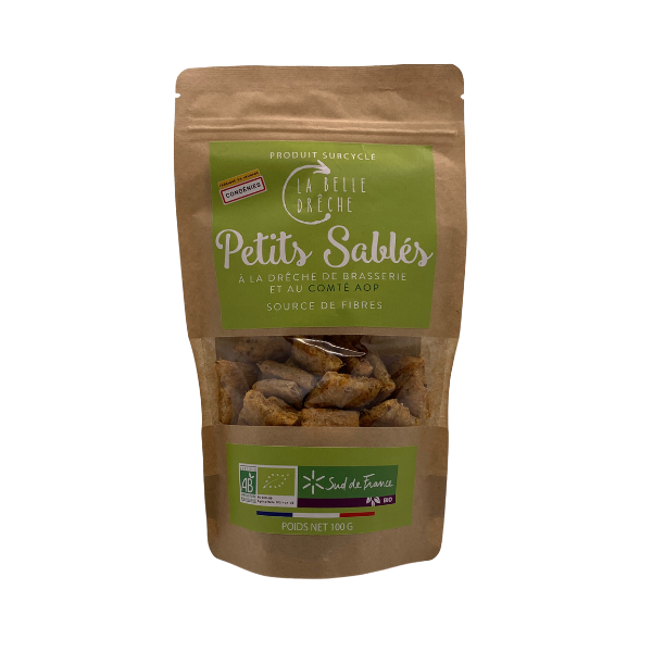 La Belle Drêche -- Petits sablés au malt d'orge épuisé et au comté aop bio