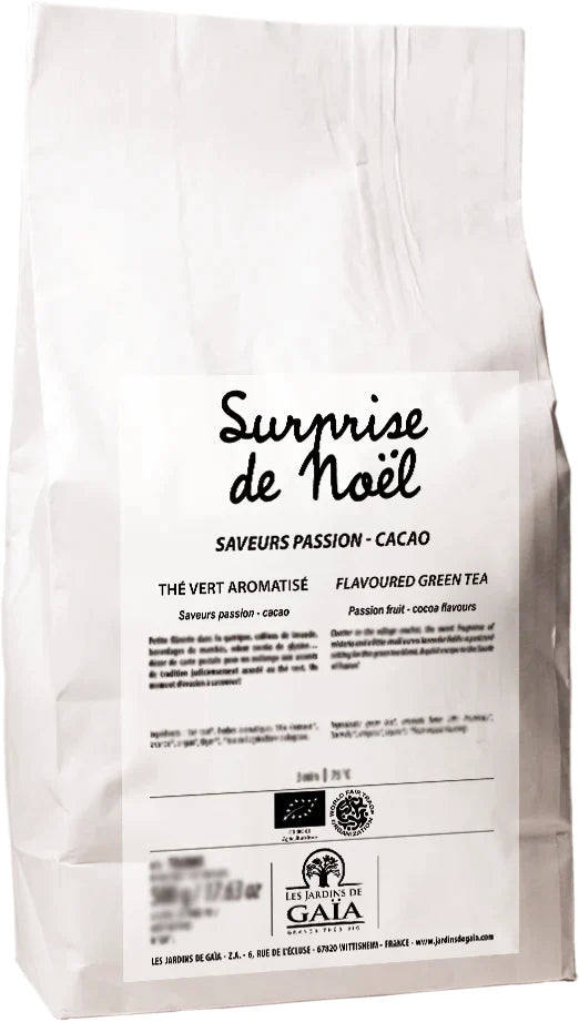 Jardins De Gaïa -- Thé vert surprise de noël bio Vrac - 1,5 kg