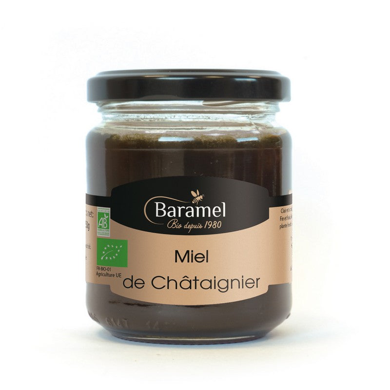 Baramel -- Miel de châtaignier bio - 250 g
