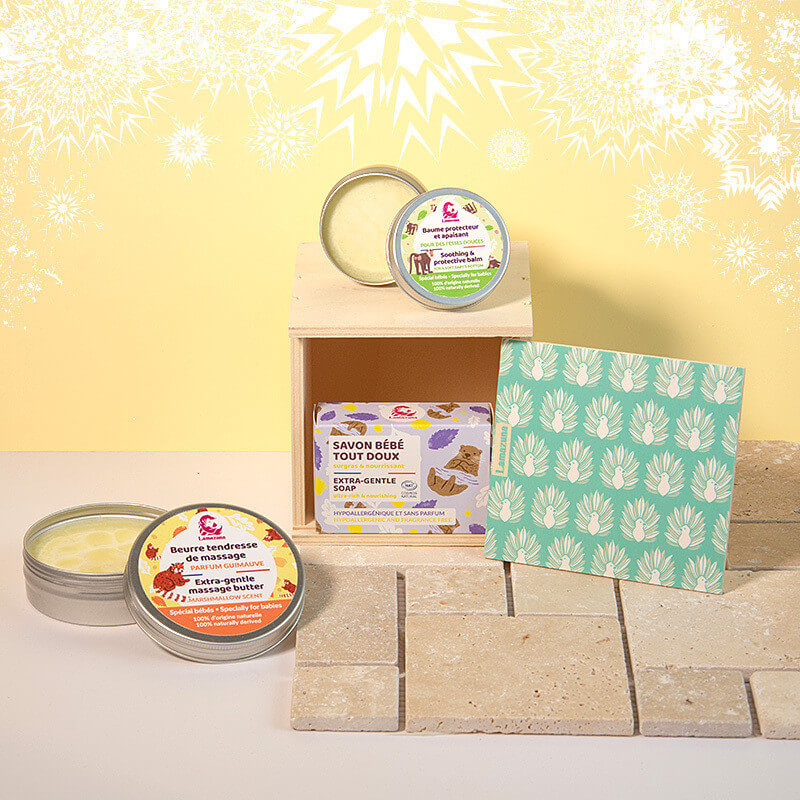 Lamazuna -- Coffret de soins à câlins - pour des bébés souriants