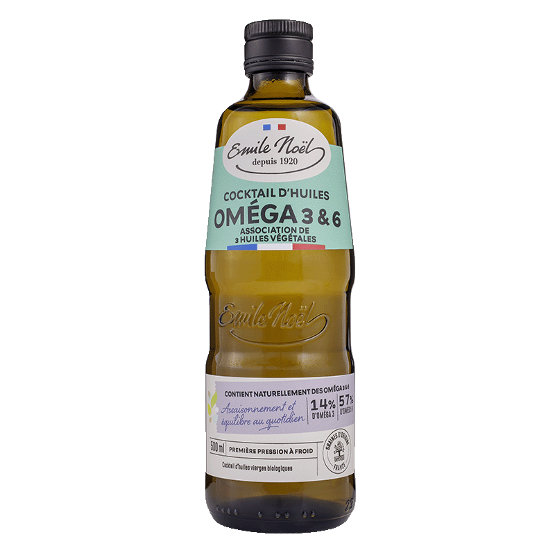 émile Noël -- Mélange oméga 3 & 6 biologique - 500 ml