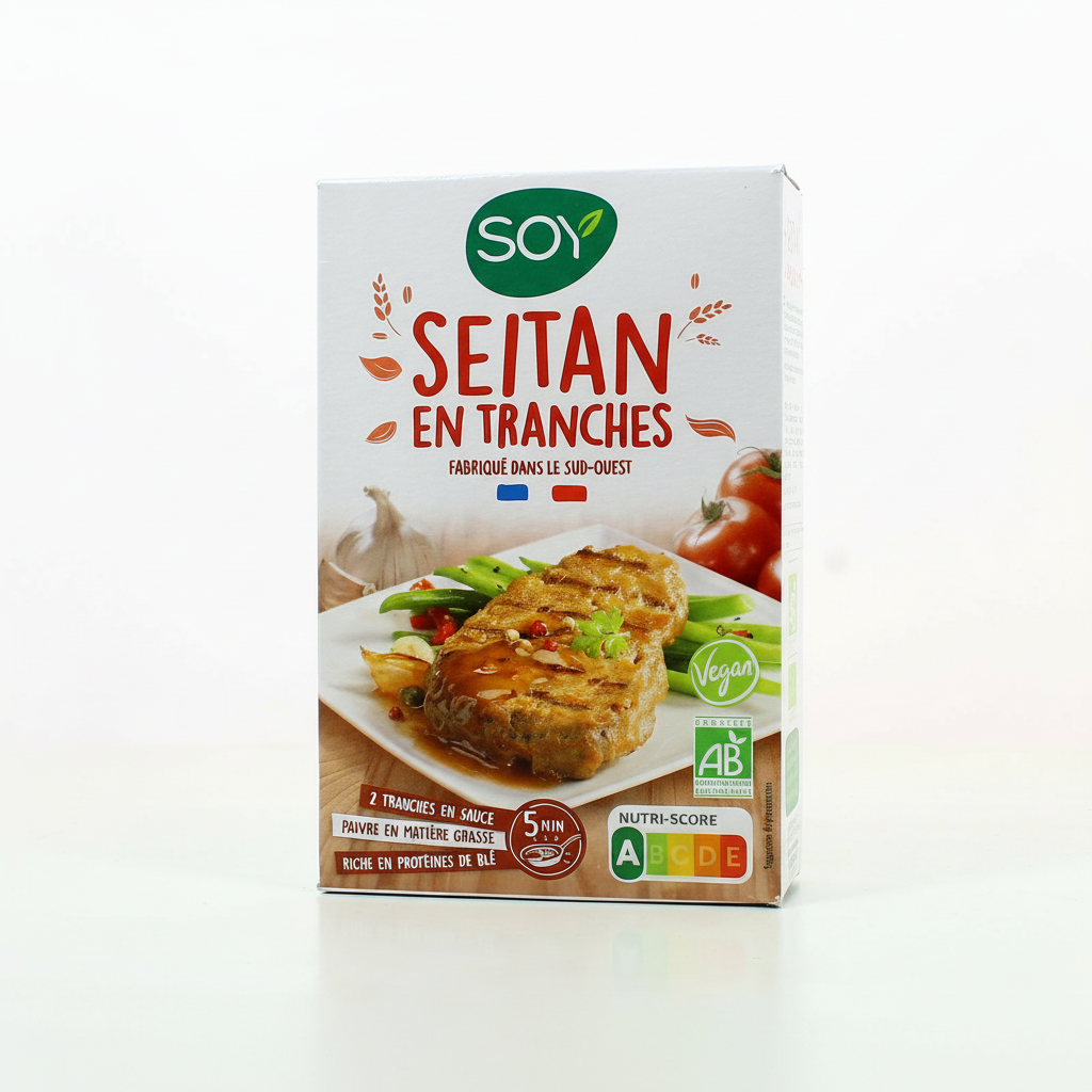 SOY -- Seitan en tranches