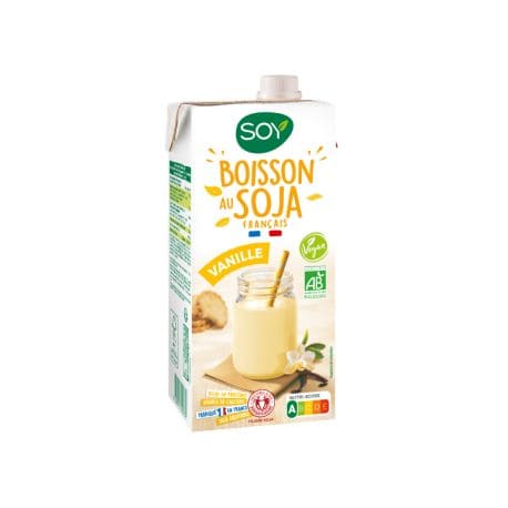 Boisson au soja vanille