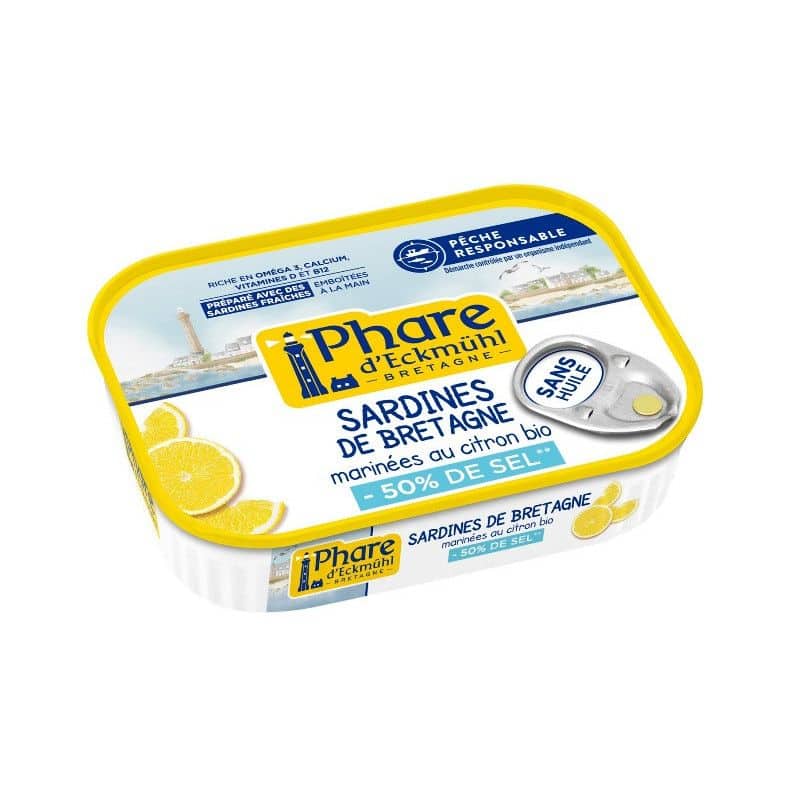Sardines citron hyposode 115g