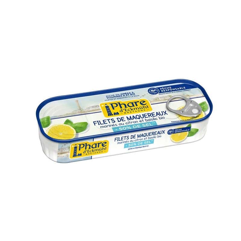 Maquereaux citron basilic sans sel