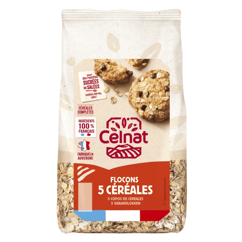 Flocons 5 cereales 500g