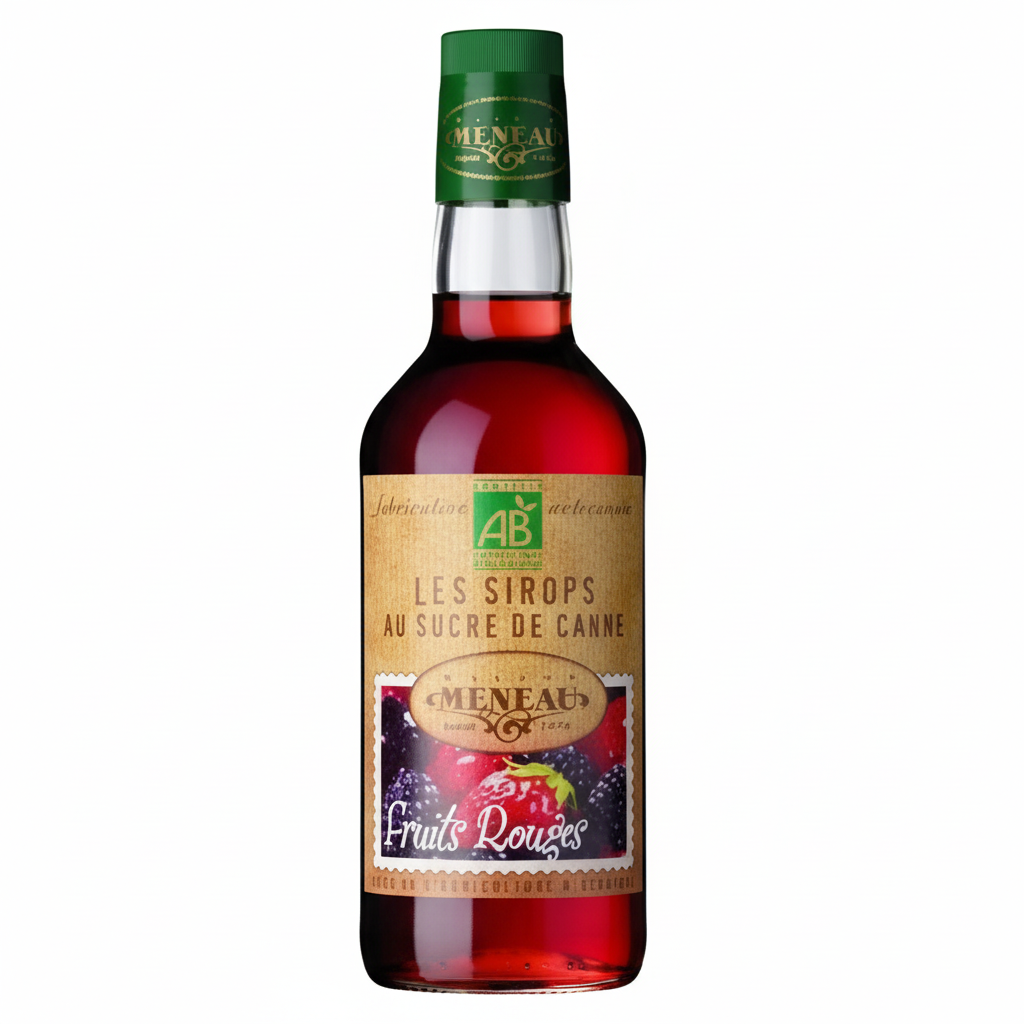 Sirop de canne aux fruits rouges