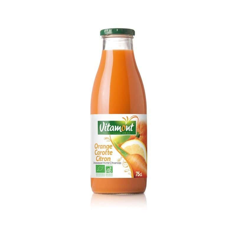 Jus orange carotte citron