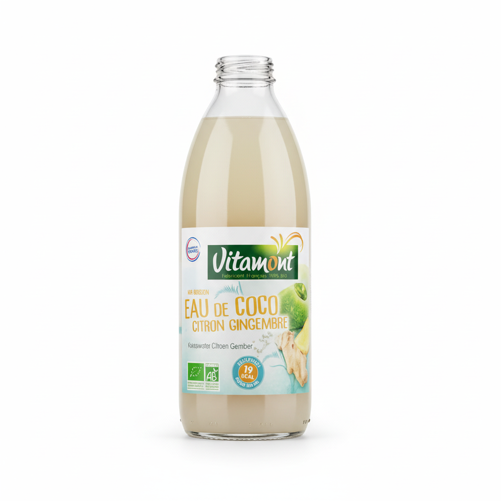 Eau de coco citron gingembre