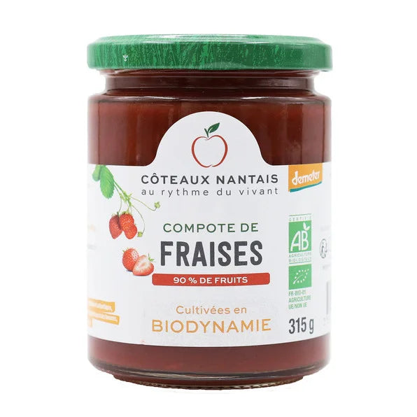 COTEAUX NANTAIS -- Compote de fraises - demeter -