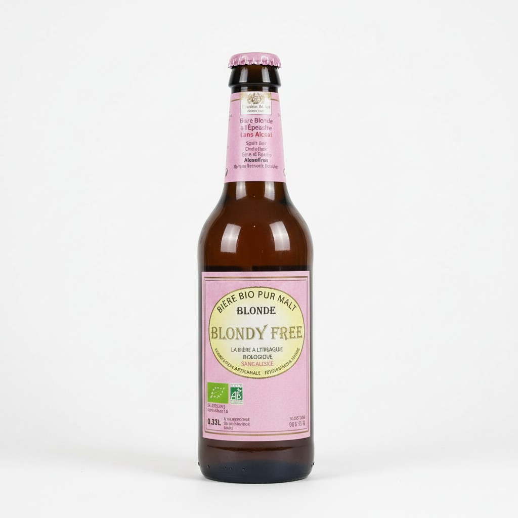 MOULIN DES MOINES -- Biere blondy - sans alcool -