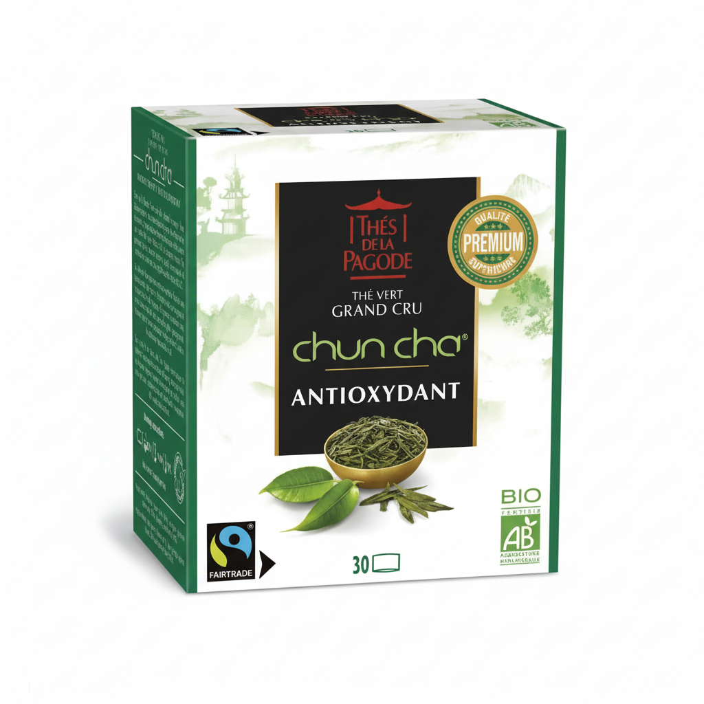 Thé vert Chun Cha - Antioxydant - Thés de la Pagode