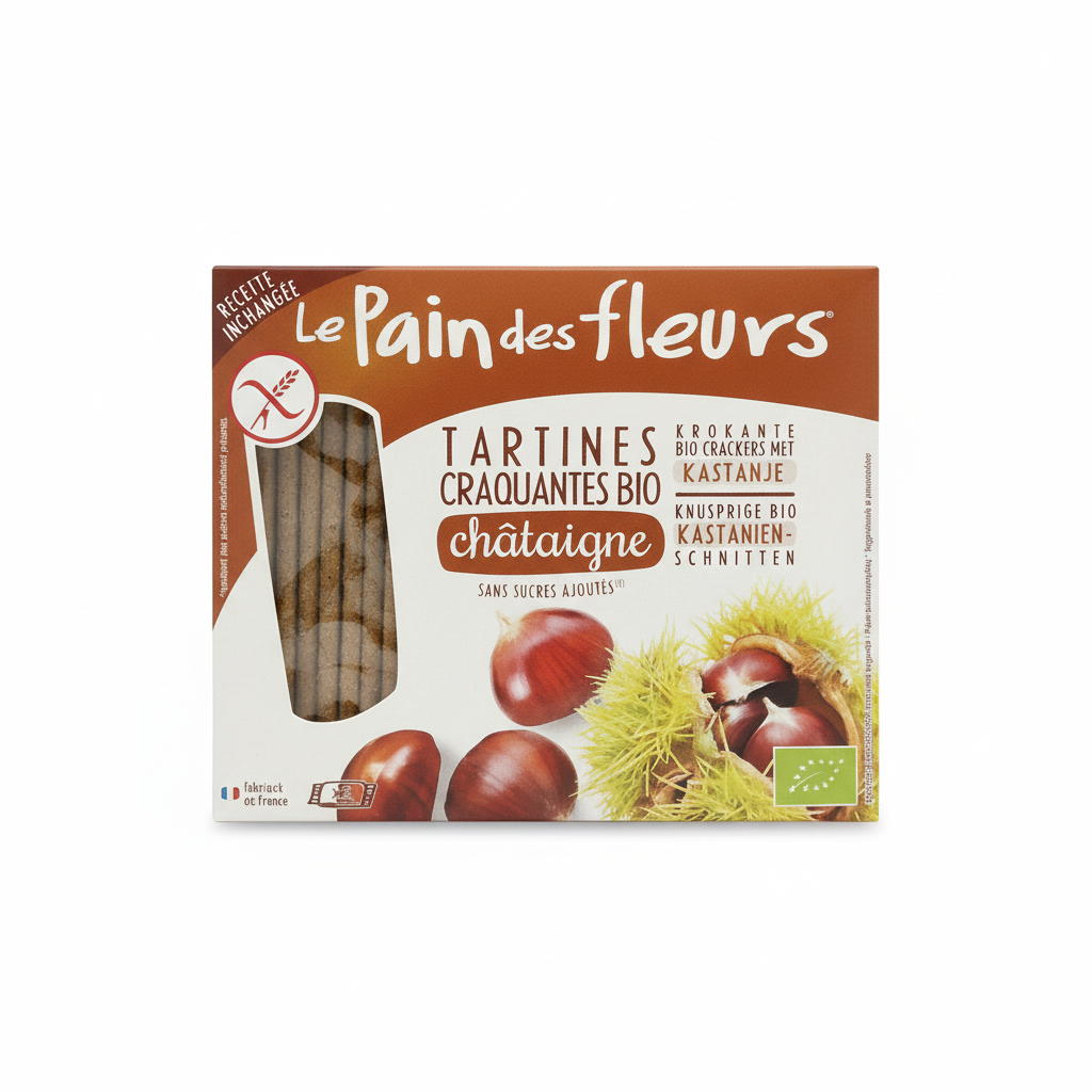 Tartines châtaigne sans gluten 150g