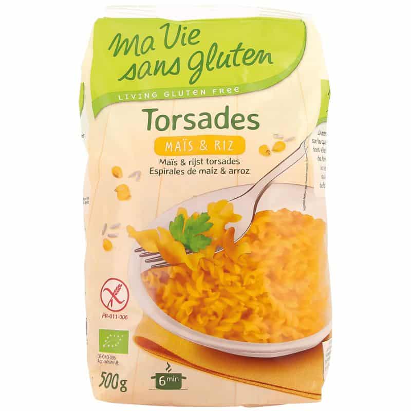 MA VIE SANS GLUTEN -- Torsades mais et riz 500g