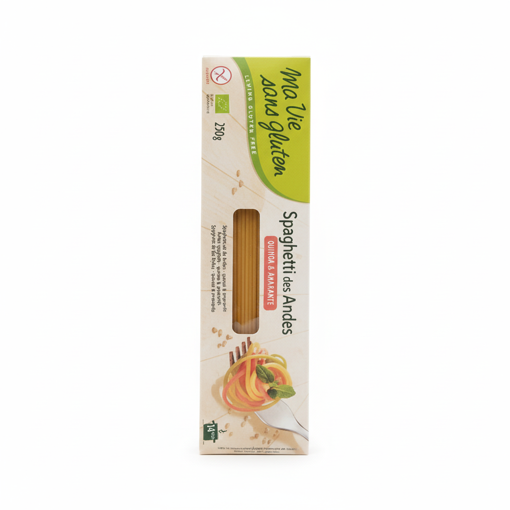 MA VIE SANS GLUTEN -- Spaghetti des andes 3 cereales 250gr