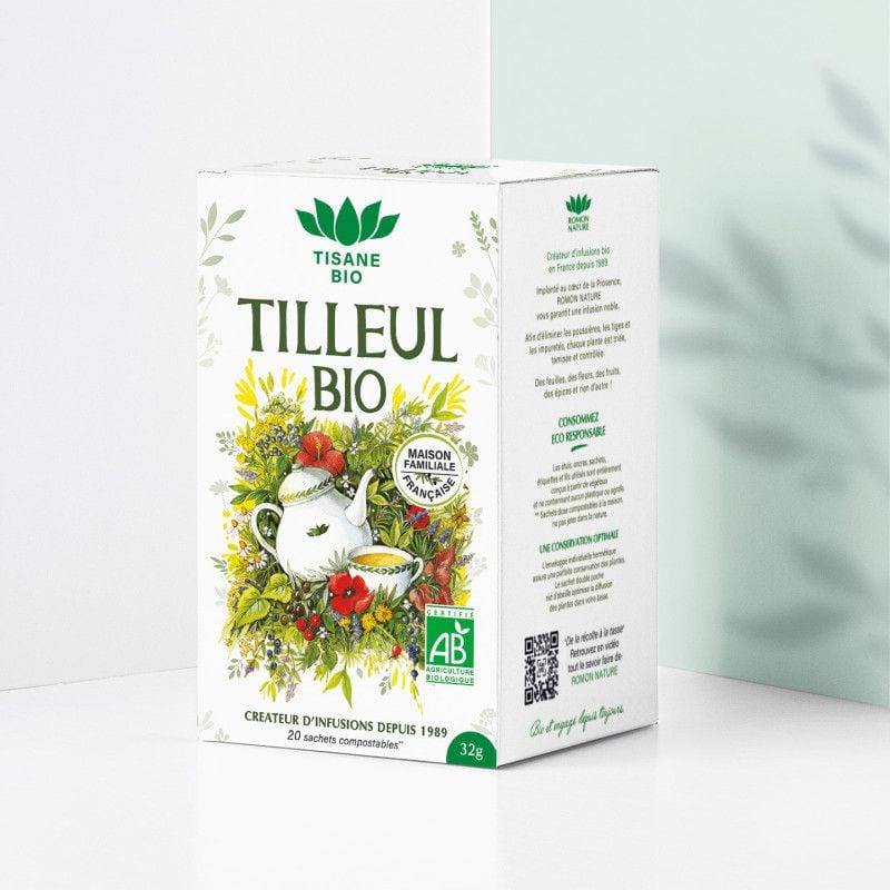 ROMON NATURE -- Infusions tilleul 20 sachets