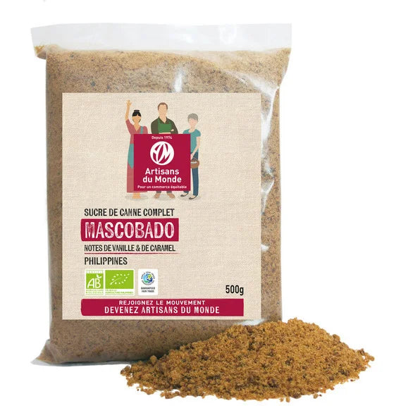 ARTISANS DU MONDE -- Sucre complet bio mascobado