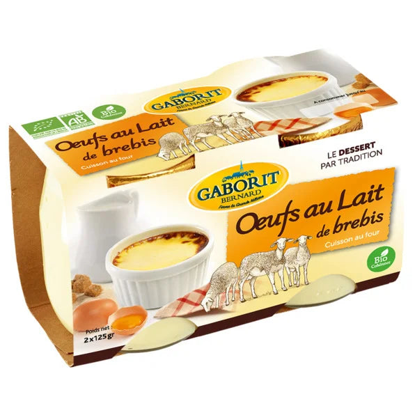 Oeufs au lait de brebis 2x125g