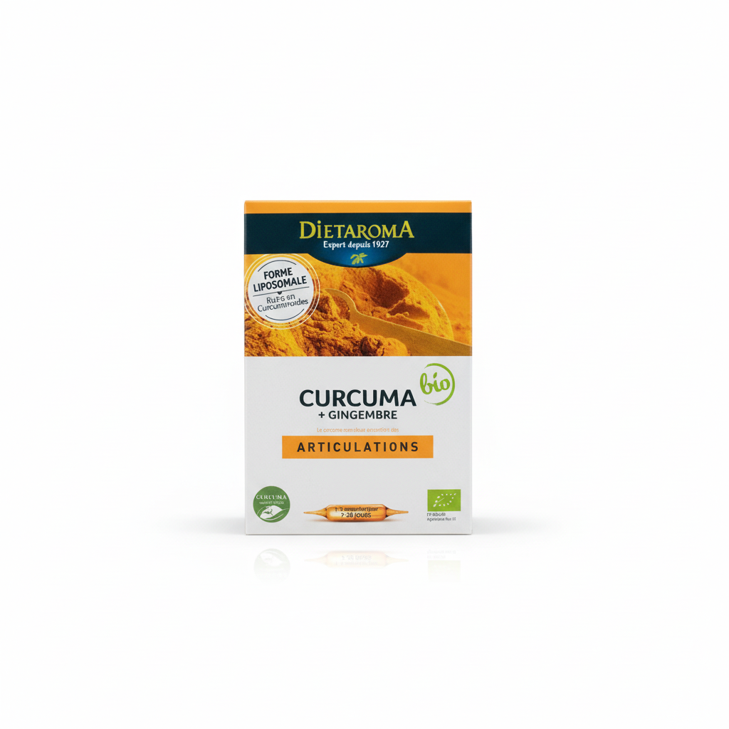 DIETAROMA -- Ampoules curcuma gingembre x20