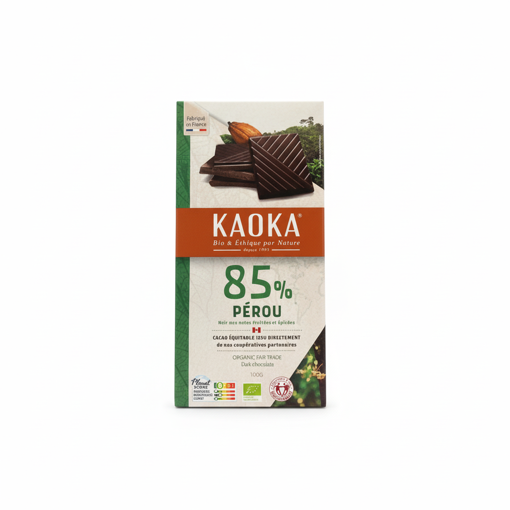Tablette chocolat noir 85%