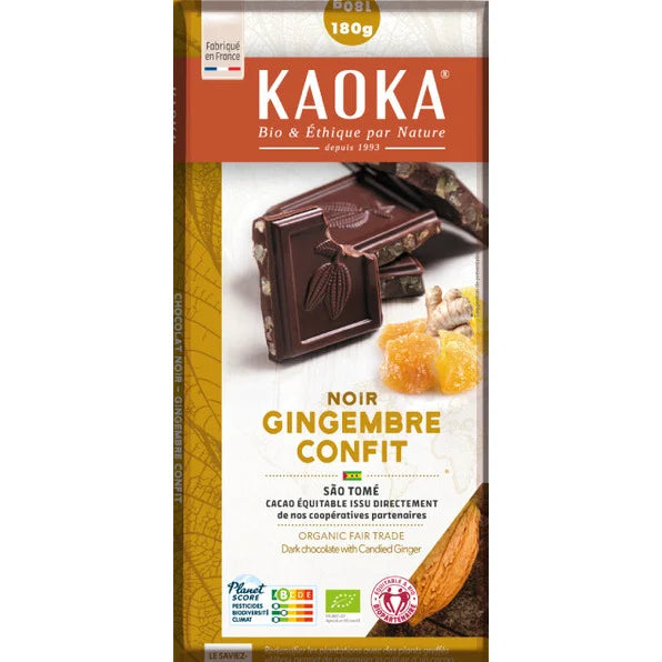 KAOKA -- Choco.noir au gingembre confit