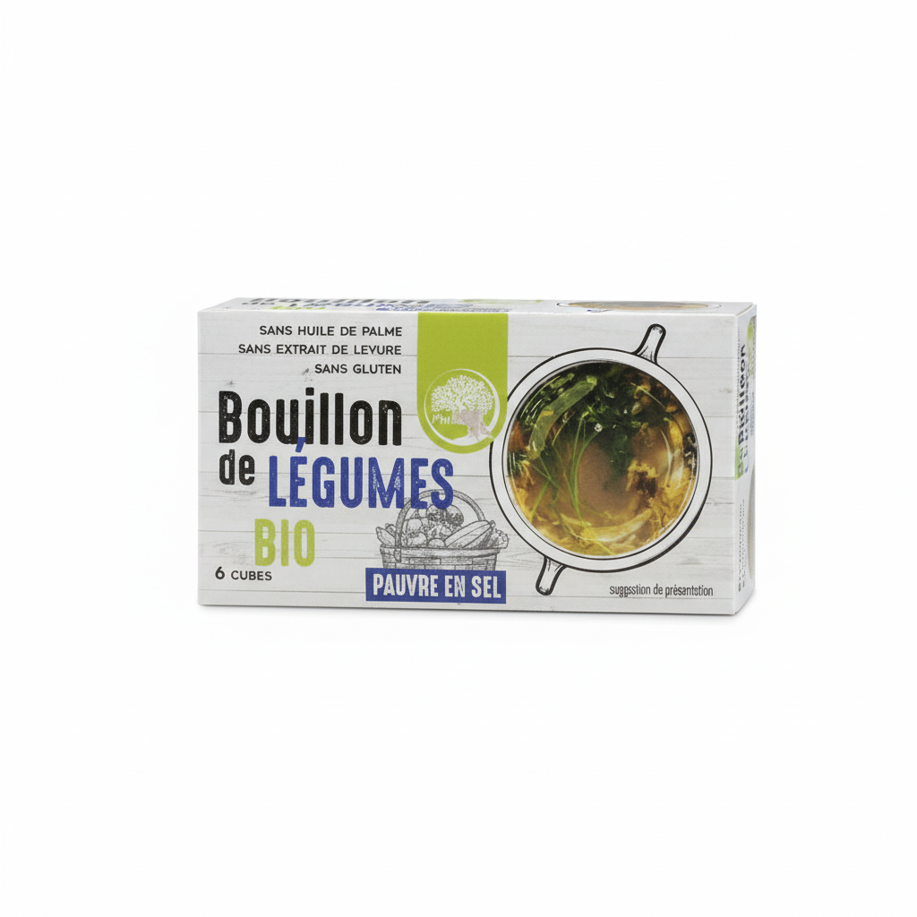 Bouillon de légume cubes pauvre