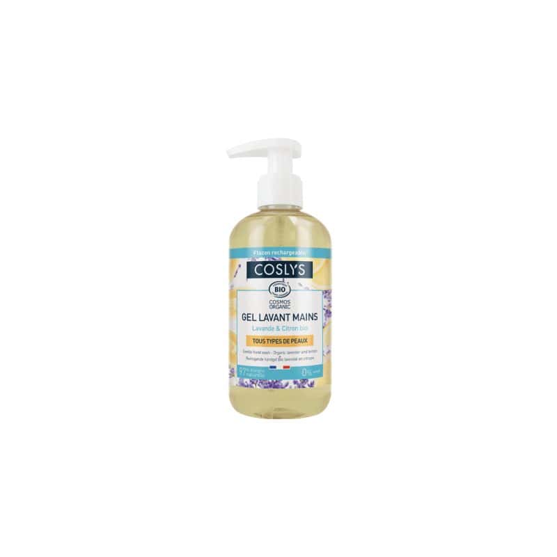 COSLYS -- Gel lavant mains lavande-citron