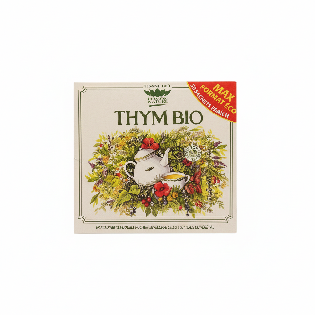 ROMON NATURE -- Infusettes thym x50 sachets