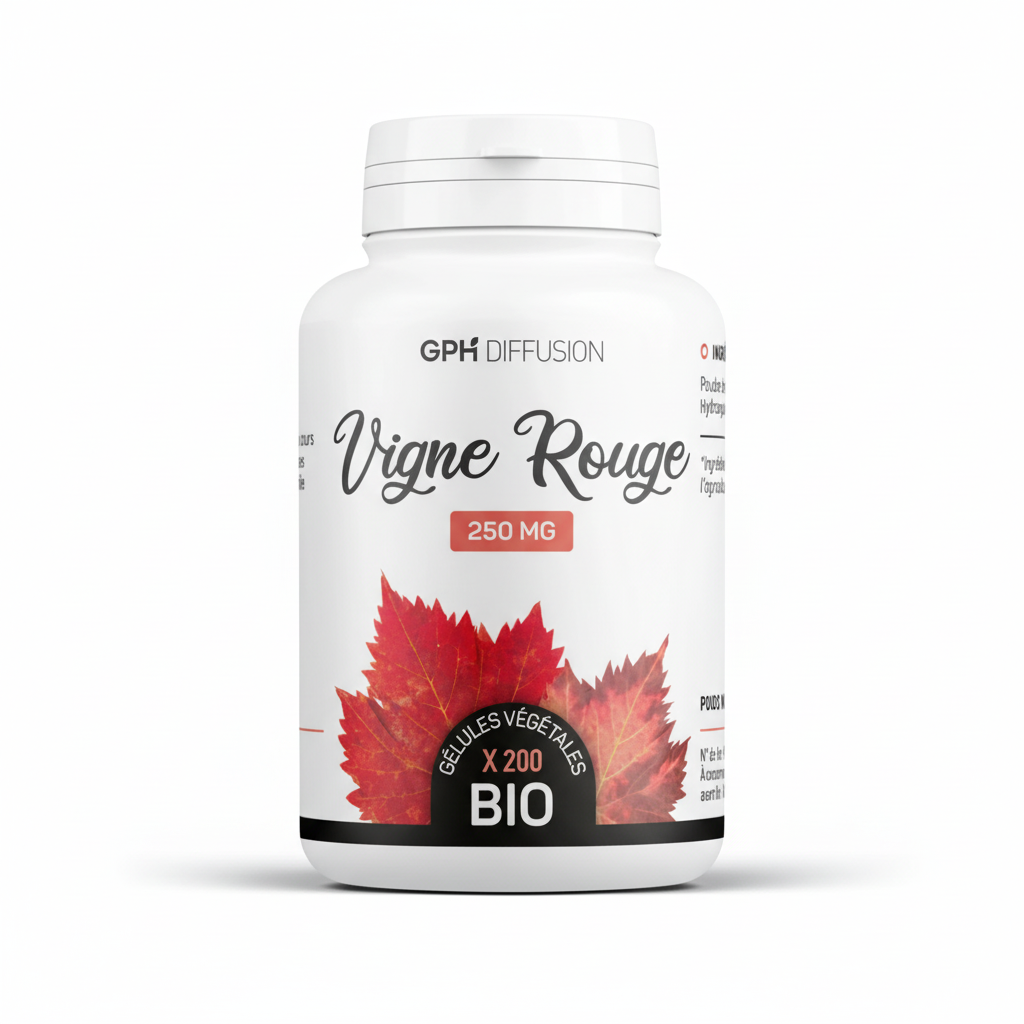 Vigne rouge bio 250 mg 200gelules