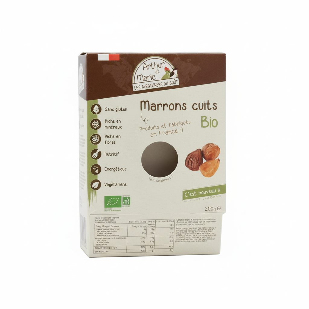 Marrons entiers 200g