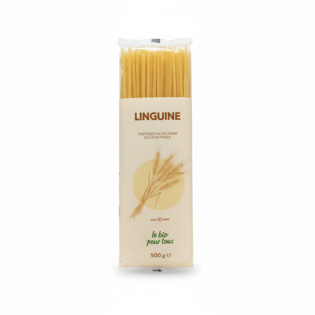 BIO POUR TOUS -- Linguine blancs (500g)