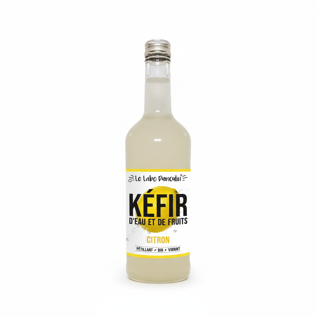 Kefir d'eau et fruits citron