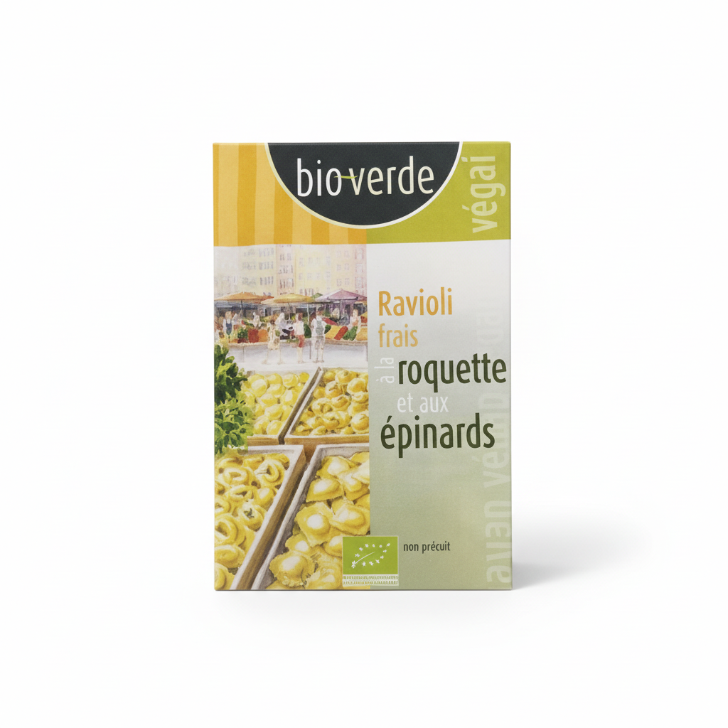 Ravioli roquette et epinards 250g