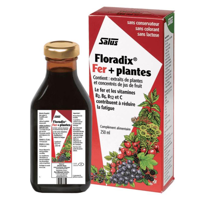 SALUS -- Floradix fer + plantes 250ml