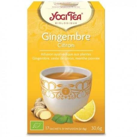 Infusion ayurvédique gingembre citron
