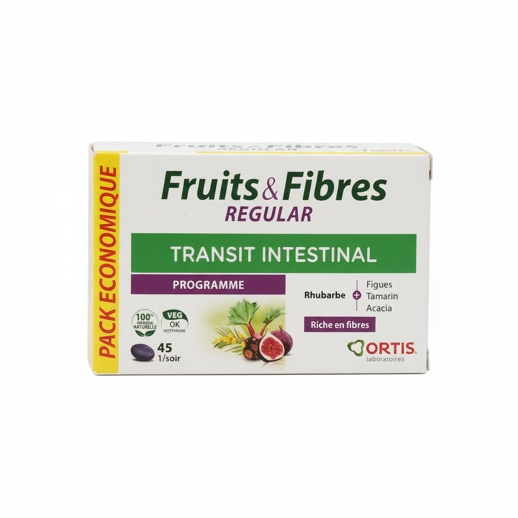 Fruits & fibres regular pack 45 comprimés