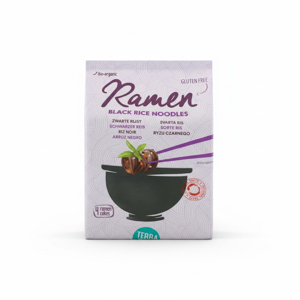 TERRA SANA -- Nouilles ramen de riz noir