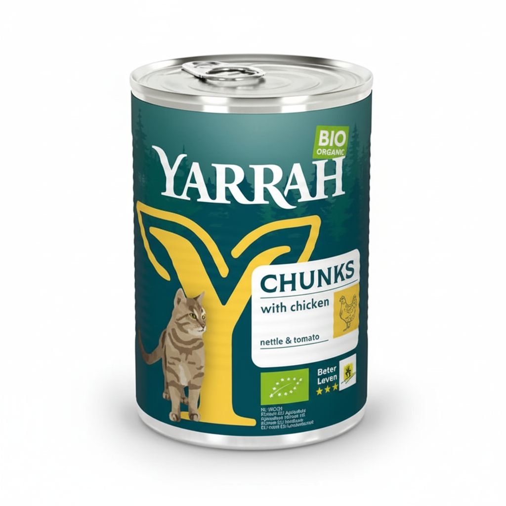 Morceaux tendre chat au poulet 405g