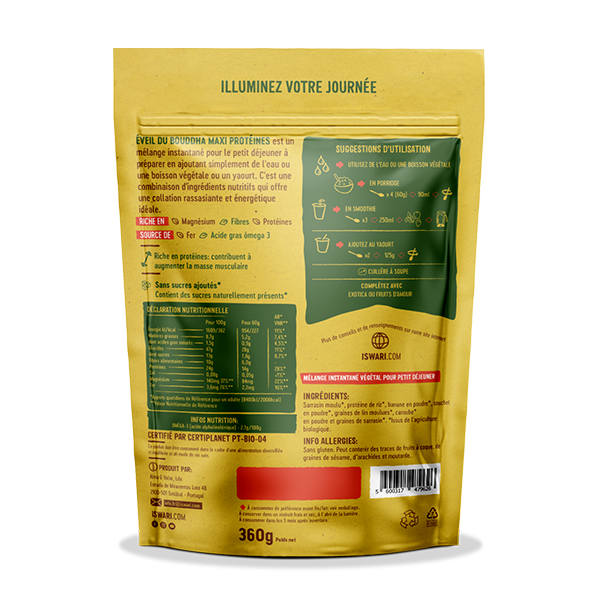Éveil du bouddha maxi protéines bio - 2