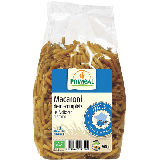 Macaroni 100% france demi complets bio - 1