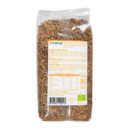 Mélange 4 céréales précuites bio - 2