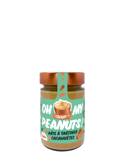 Pâte à tartiner cacahuètes crunchy bio (oh my peanuts!) - 1