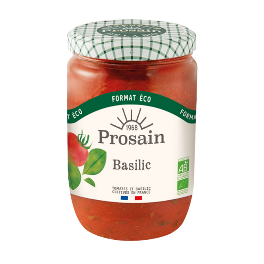 Prosain -- Sauce tomate au basilic bio (format familial) - 610 g