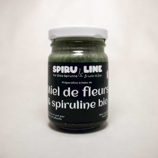 Spiru&Line -- Miel et spiruline bio - 250 g