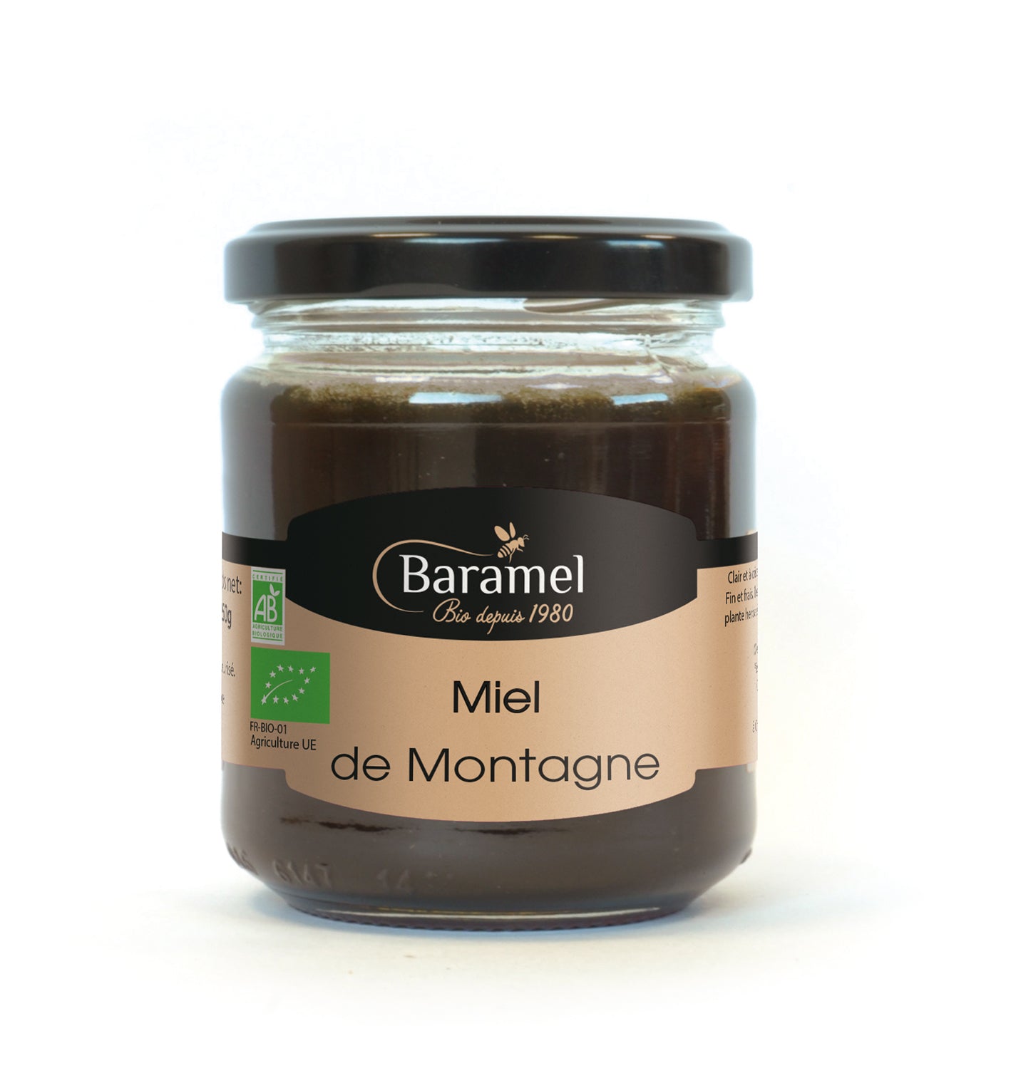 Baramel -- Miel de montagne bio (ue ou amérique du sud) - 500 g