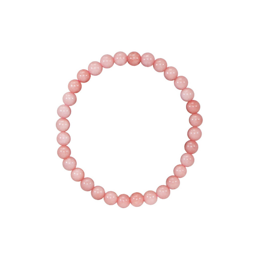 Irréversible -- Bracelet adulte pierre naturelle - quartz rose